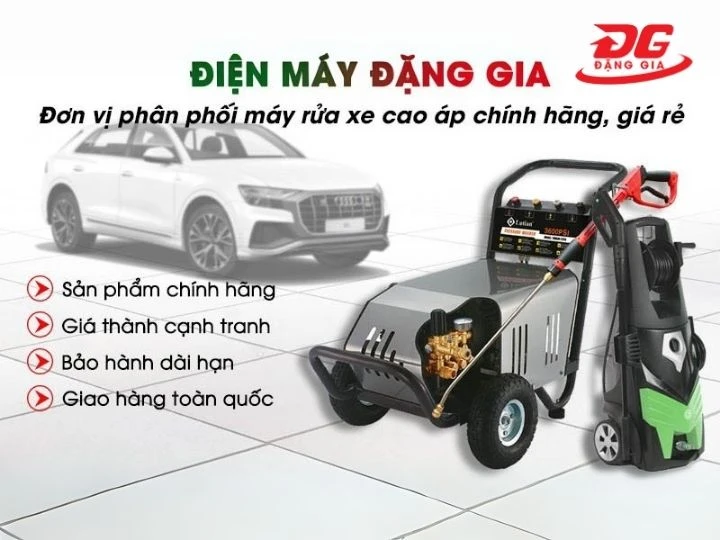 điện máy đăng gia phân phối máy rửa xe chính hãng