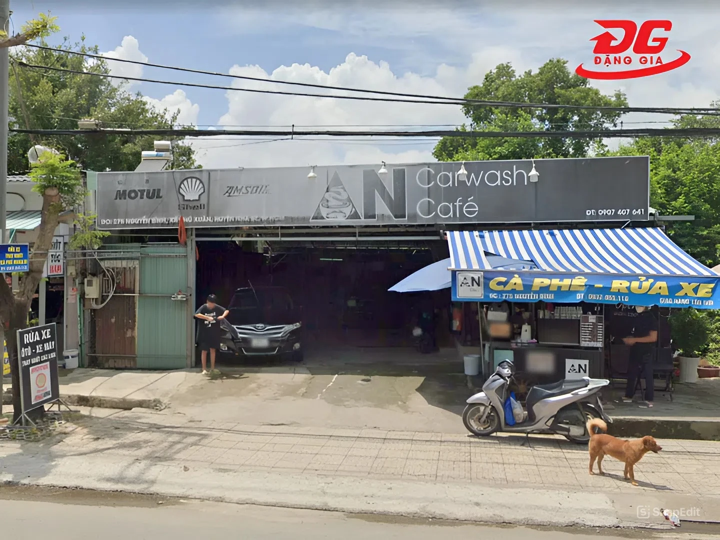 Rửa xe nhà bè Đại Phúc