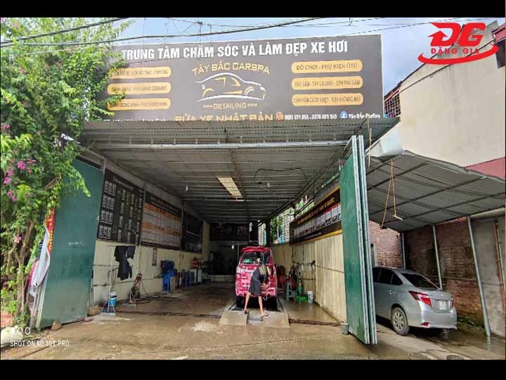 Rửa xe Tây Bắc Carspa