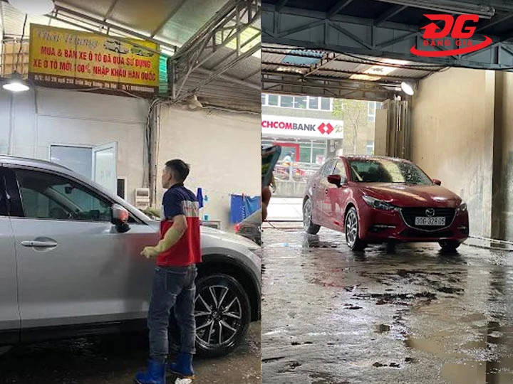 Rửa xe cầu giấy Thái Hương