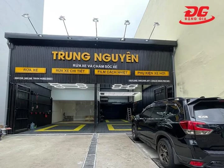 Rửa xe cầu giấy Trung Nguyên