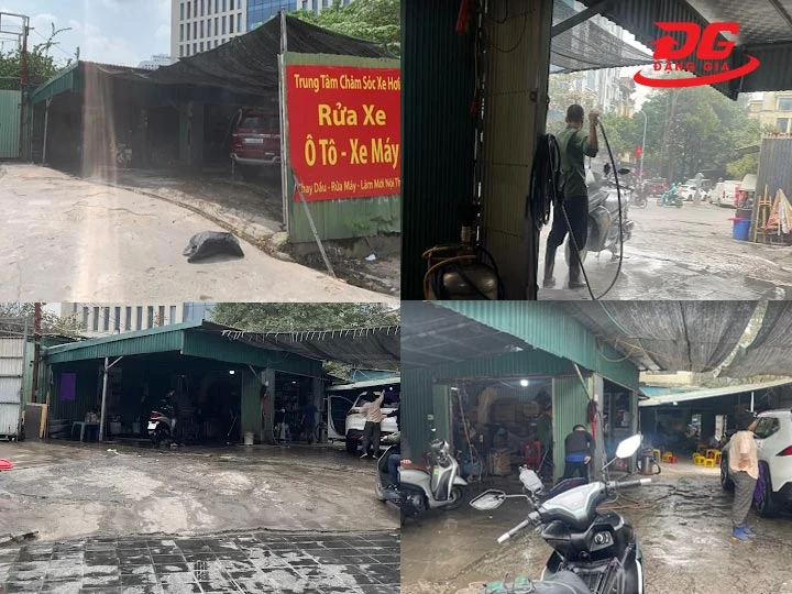 Rửa xe cầu giấy Xteer