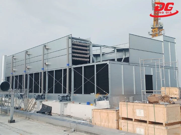 Tháp giải nhiệt Poong Cheon lắp ráp đơn giản