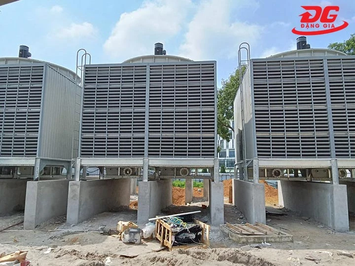 Ảnh tháp giải nhiệt vuông Kumisai KMS 100RT