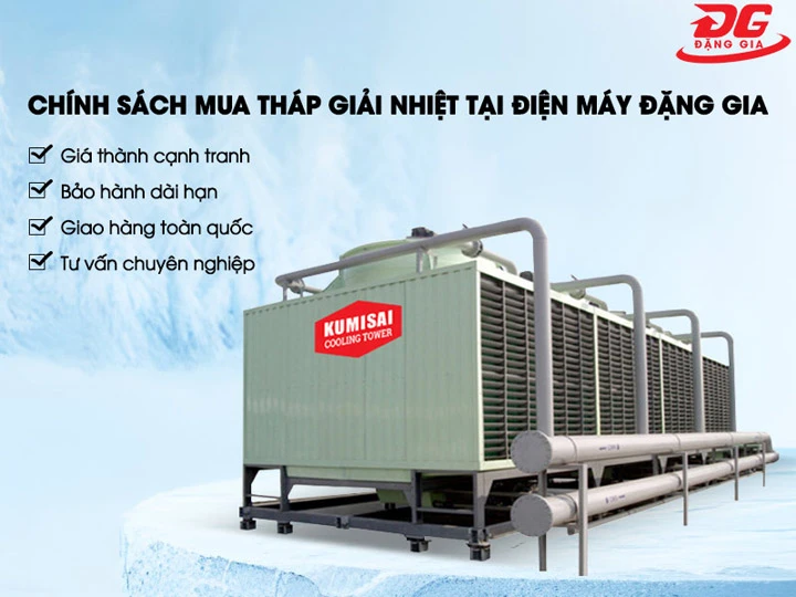 Mua tháp giải nhiệt vuông Kumisai KMS 150RT tại Đặng Gia