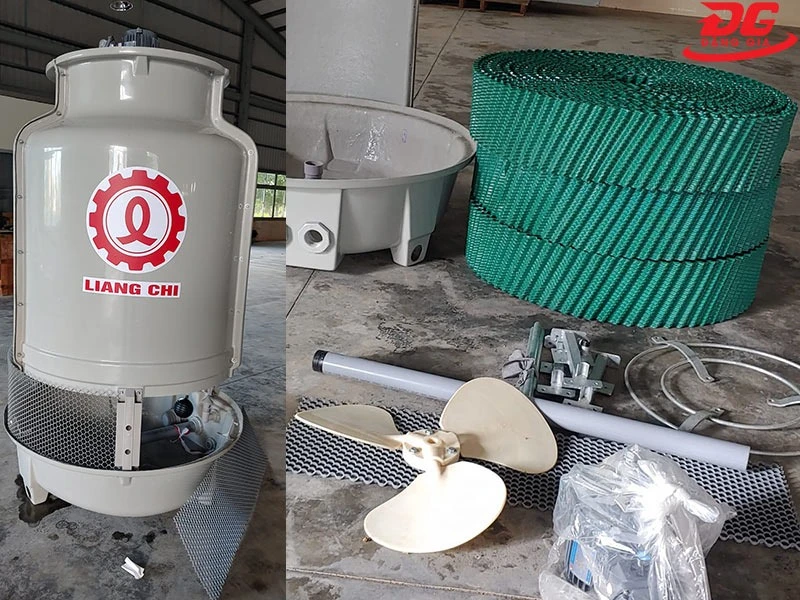 Tháp giải nhiệt 20RT Liang Chi kèm một số phụ kiện