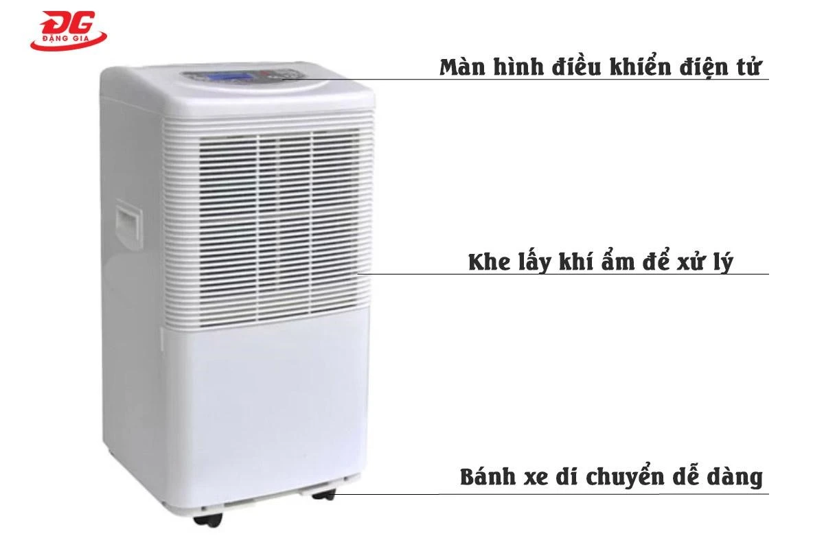 Thiết kế độc đáo của máy hút ẩm kumisai KMS-20LD 