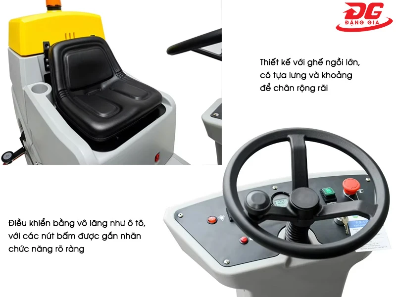 Thiết kế hiện đại, điều khiển bằng vô lăng