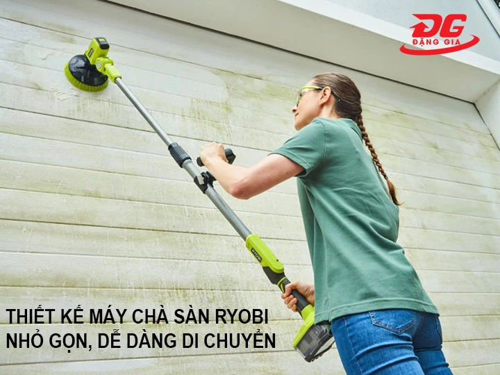 máy chà sàn Ryobi nhỏ gọn
