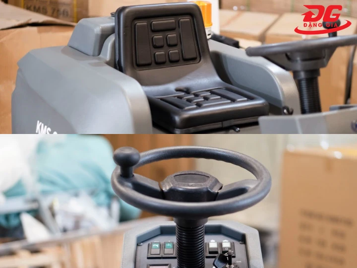 Thiết kế Xe quét rác ngồi lái Kumisai KMS-S4