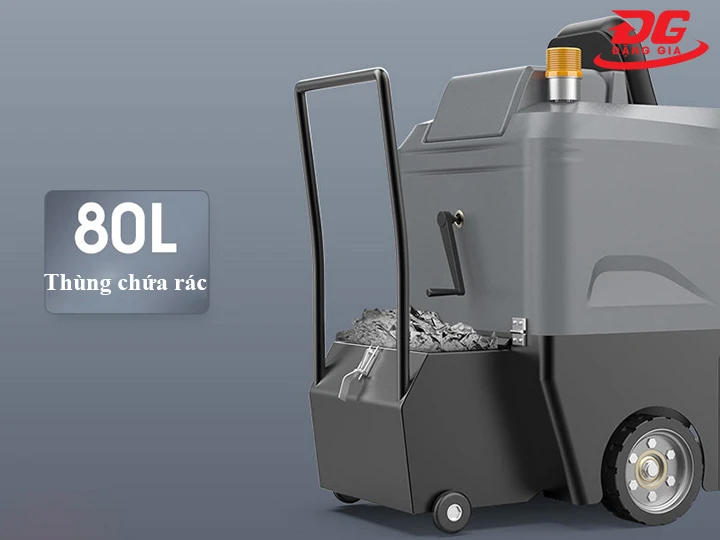 Thùng chứa của Xe quét rác ngồi lái Kumisai KMS-S4