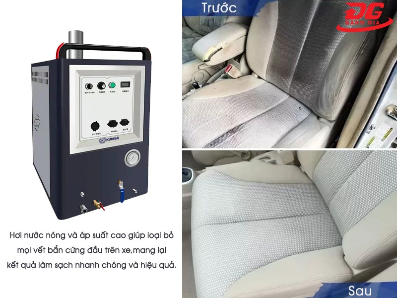 Kumisai KMS-24 làm sạch đến 99% nội thất xe hơi
