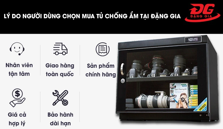 bán tủ chống ẩm Kumisai DHC 080 II (80 lít)