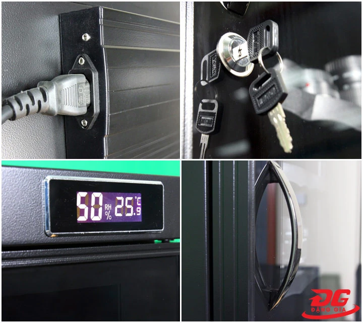 Một số chi tiết tủ chống ẩm FujiE AD080II