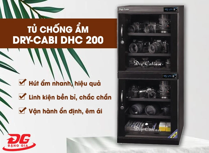 Những ưu điểm nổi bật của tủ chống ẩm Dry-Cabi DHC 200