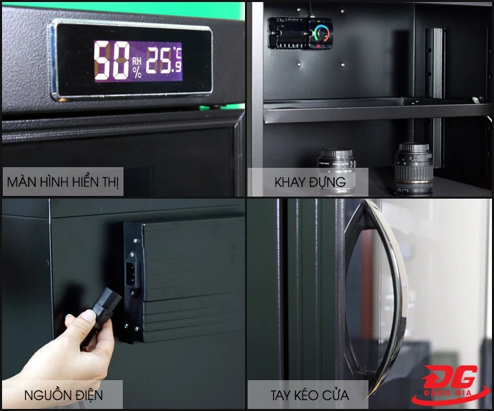 Tủ chống ẩm máy ảnh Kumisai DHC 080 II (80 lít)