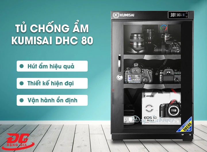 Tủ chống ẩm Kumisai DHC 80