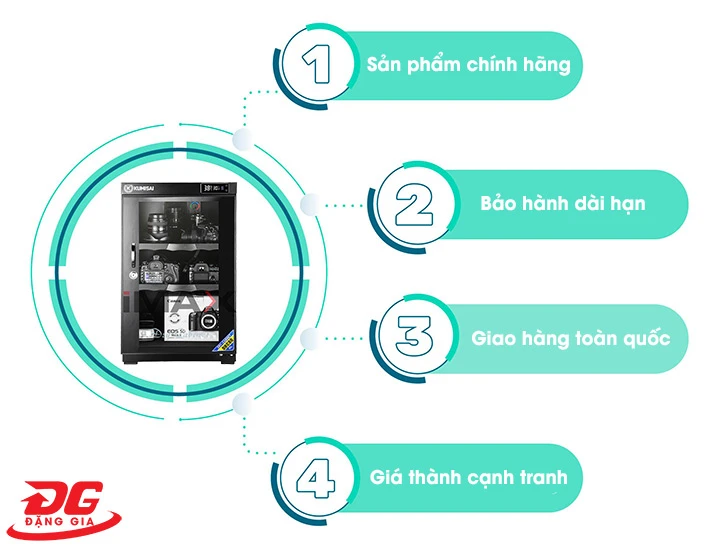 giá tủ chống ẩm Kumisai DHC 80