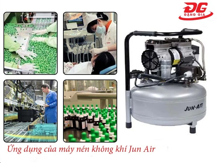 Ứng dụng thực tế của máy nén khí Jun Air