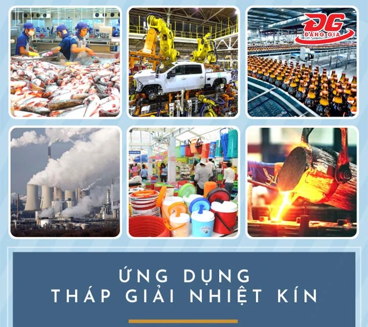 ứng dụng của tháp giải nhiệt kín