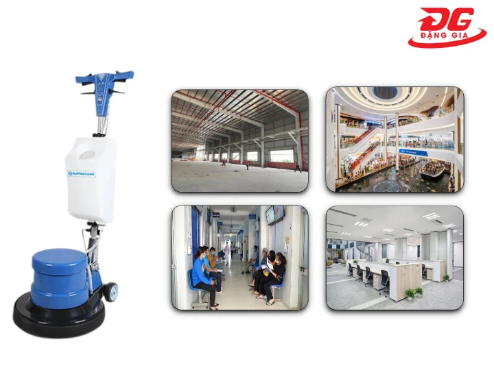 ứng dụng Máy chà sàn công nghiệp Supper Clean SC98