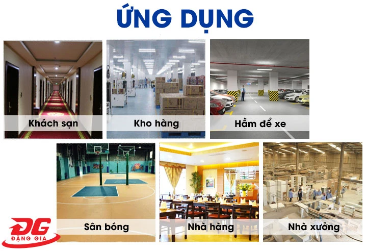 Sản phẩm được ứng dụng rộng rãi trong nhiều không gian khác nhau
