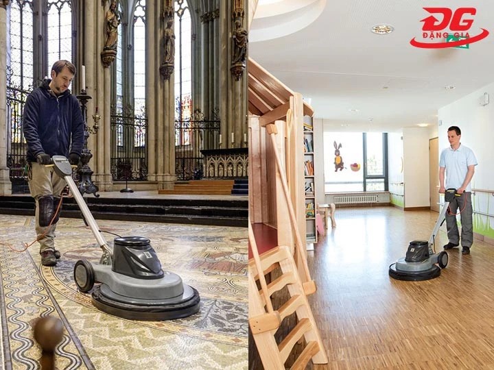 Ứng dụng Máy đánh bóng sàn Karcher BDP 50/1500 C Ep