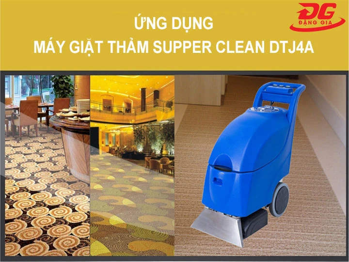 Máy giặt thảm Super Clean DTJ4A vận hành êm