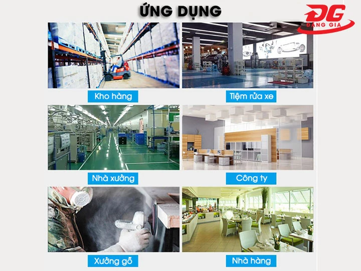 Ứng dụng máy hút bụi công nghiệp Supper Clean SC 90