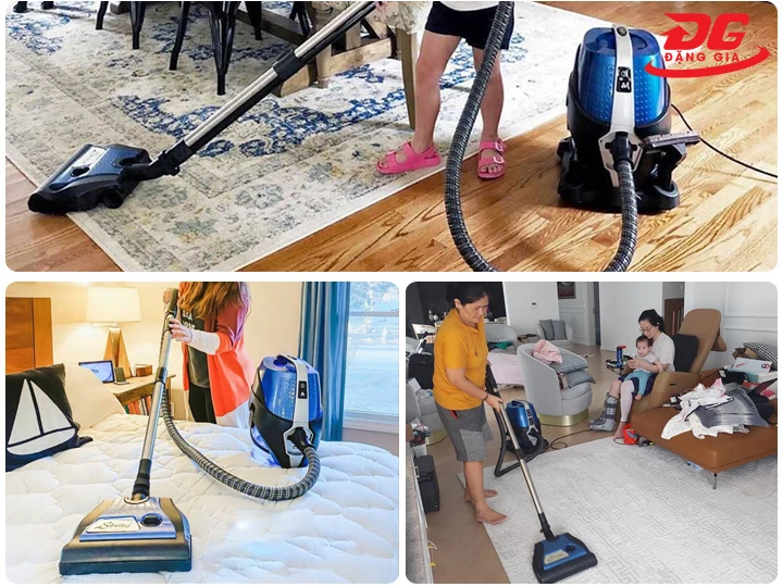 Ứng dụng máy hút bụi Sirena