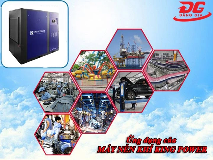 ứng dụng máy nén khí King Power