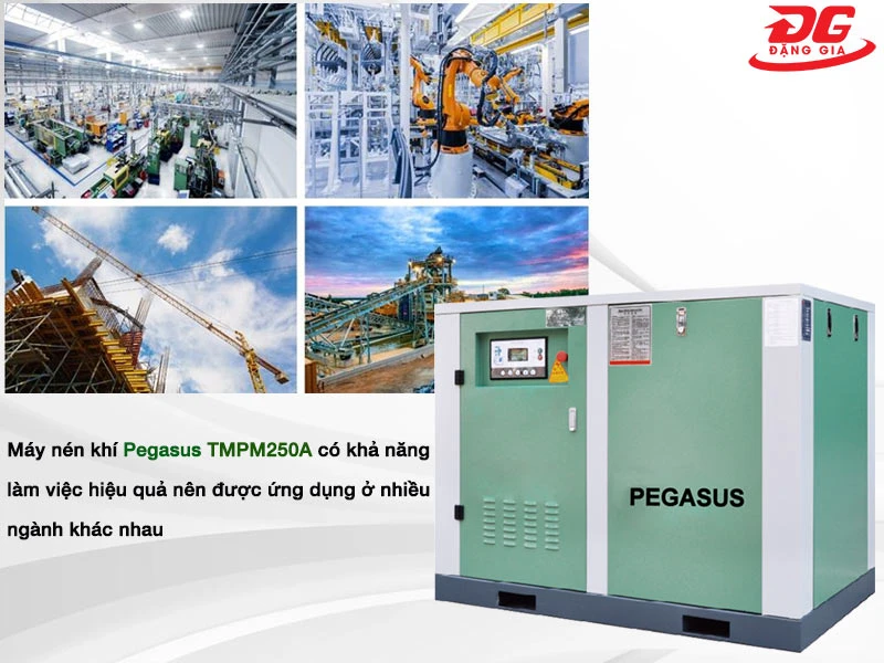 Máy nén khí trục vít hiện đang được ứng dụng ở nhiều ngành khác nhau