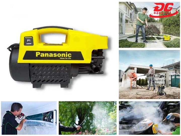 ứng dụng máy rửa xe Panasonic
