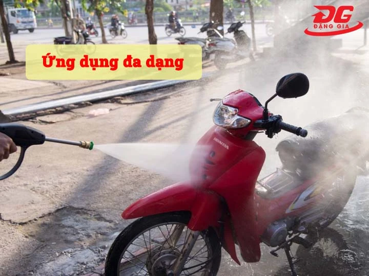 Ứng dụng đa năng của máy xịt rửa xe Tanaka