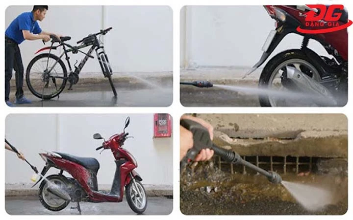 ứng dụng của máy rửa xe Zukui