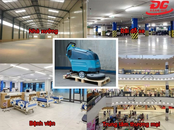 Ứng dụng của máy chà sàn Elerein E60