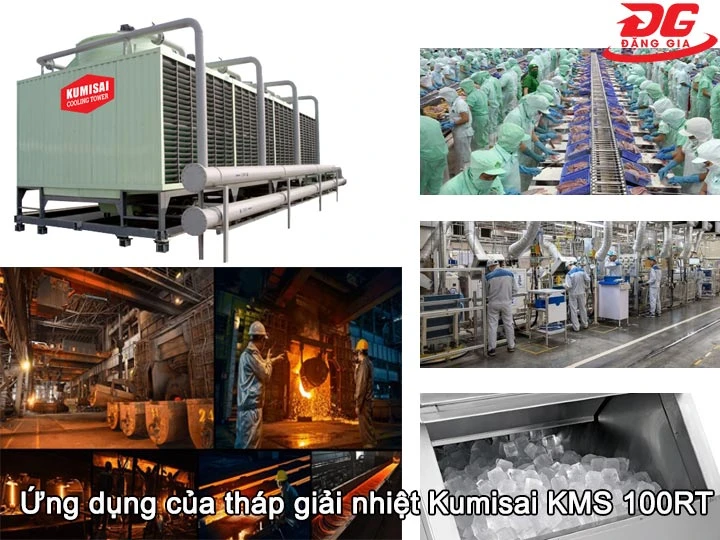 Ứng dụng của tháp giải nhiệt Kumisai KMS 100RT