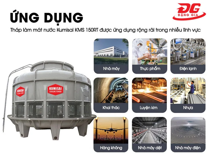 Ứng dụng Tháp Kumisai KMS 150RT