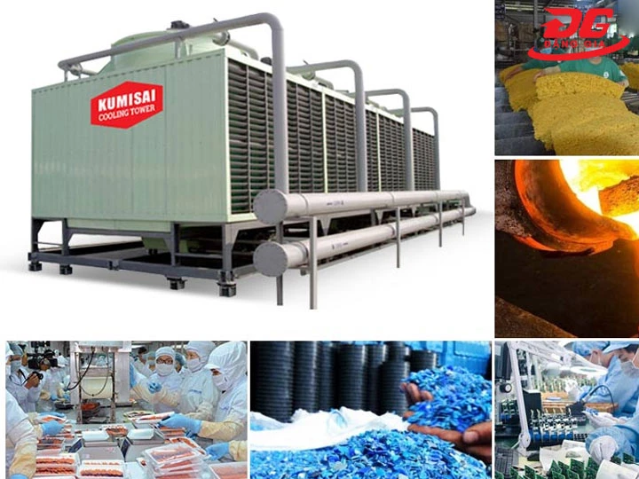 Ứng dụng của tháp giải nhiệt vuông Kumisai KMS 250RT