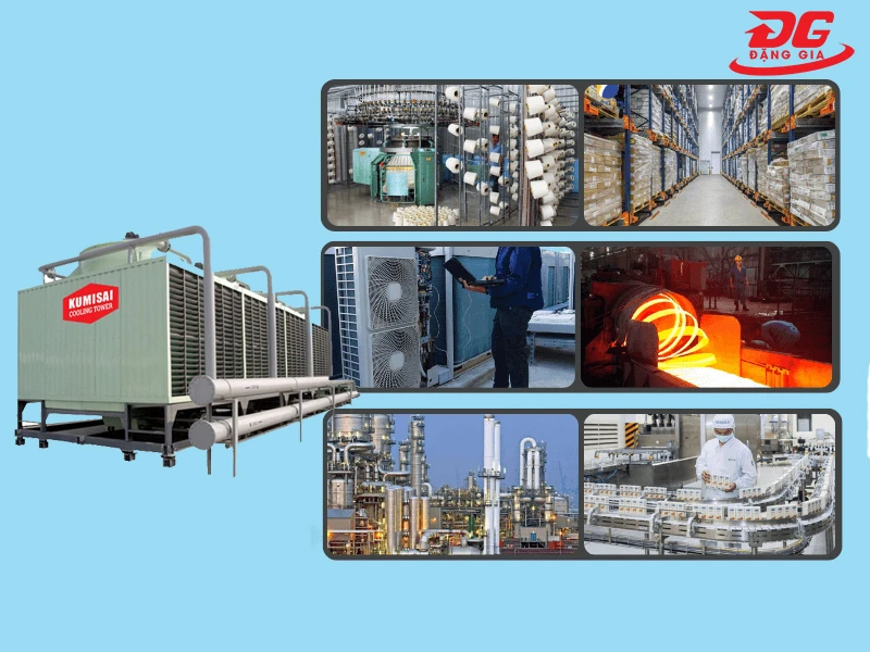 Một số ứng dụng nổi bật của tháp hạ nhiệt Kumisai KMS 350RT