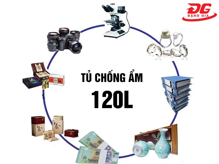Ứng dụng tủ chống ẩm 120L