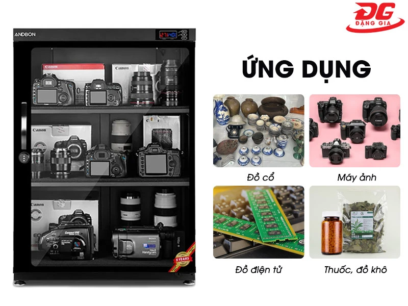 Tủ hút ẩm Andbon DS-230S có tính ứng dụng cao