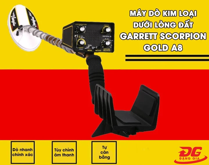 Ưu điểm máy dò kim loại dưới đất Garrett Scorpion Gold A8