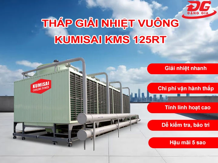 Lợi ích khi mua tháp giải nhiệt Kumisai KMS 125RT