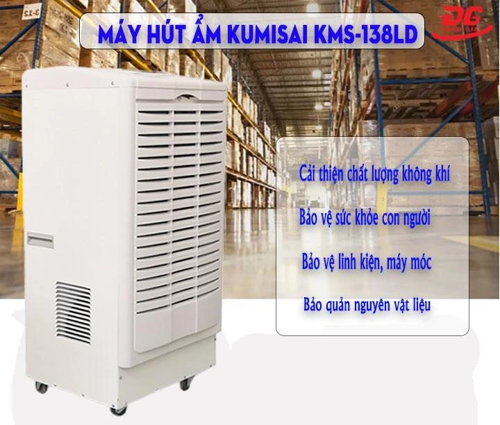 Ưu điểm máy hút ẩm Kumisai KMS 138LD