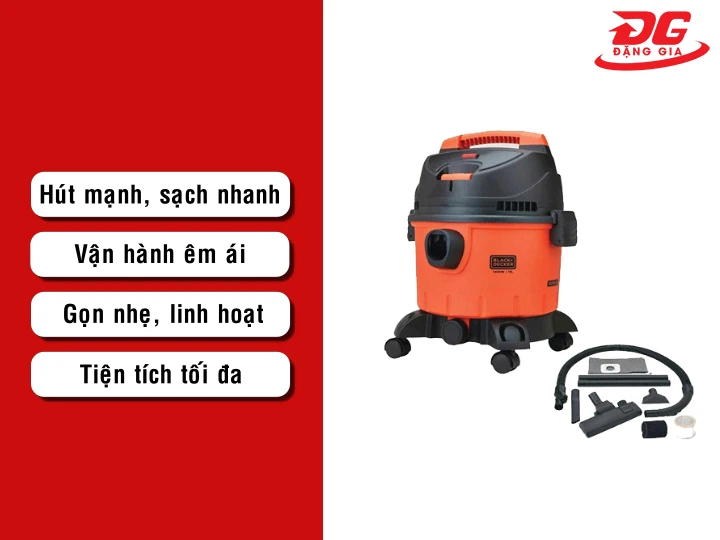 Ưu điểm máy hút bụi 1400W