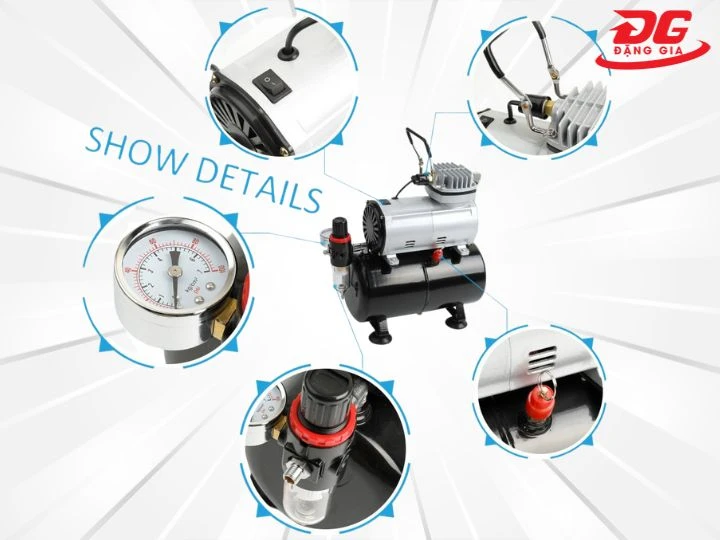 Ưu điểm của máy nén khí Airbrush