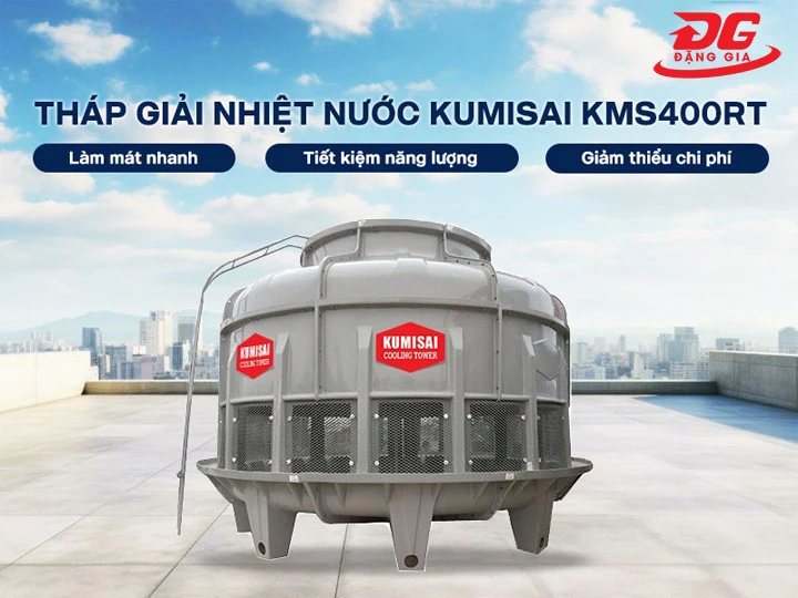 Tháp hạ nhiệt Kumisai KMS 400RT làm mát, hạ nhiệt nhanh