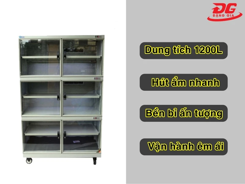 Một số ưu điểm nổi bật của tủ chống ẩm cho máy ảnh Nikatei DCH1200