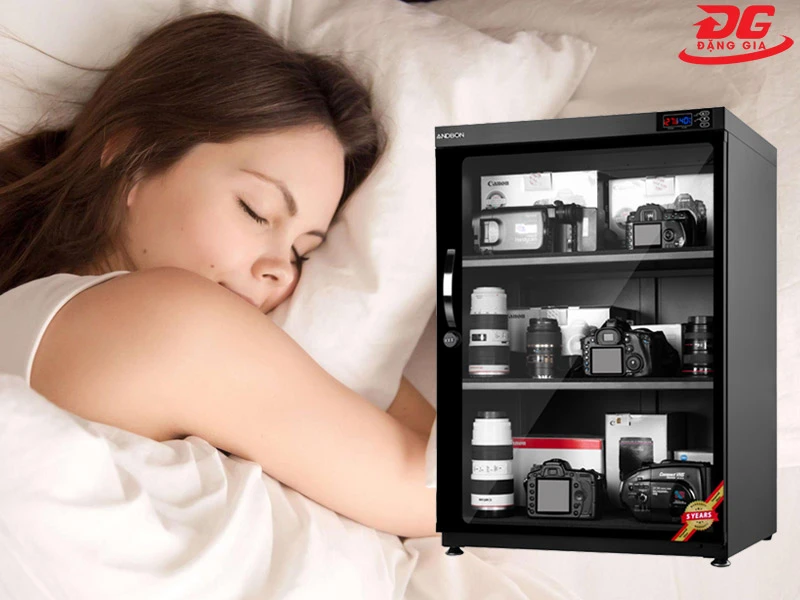 Tủ chống ẩm chính hãng Andbon DS-230S hoạt động êm ái, tiết kiệm điện